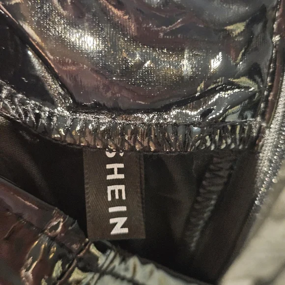 Patent Leather Skirt NWOT - Picture 3 of 5